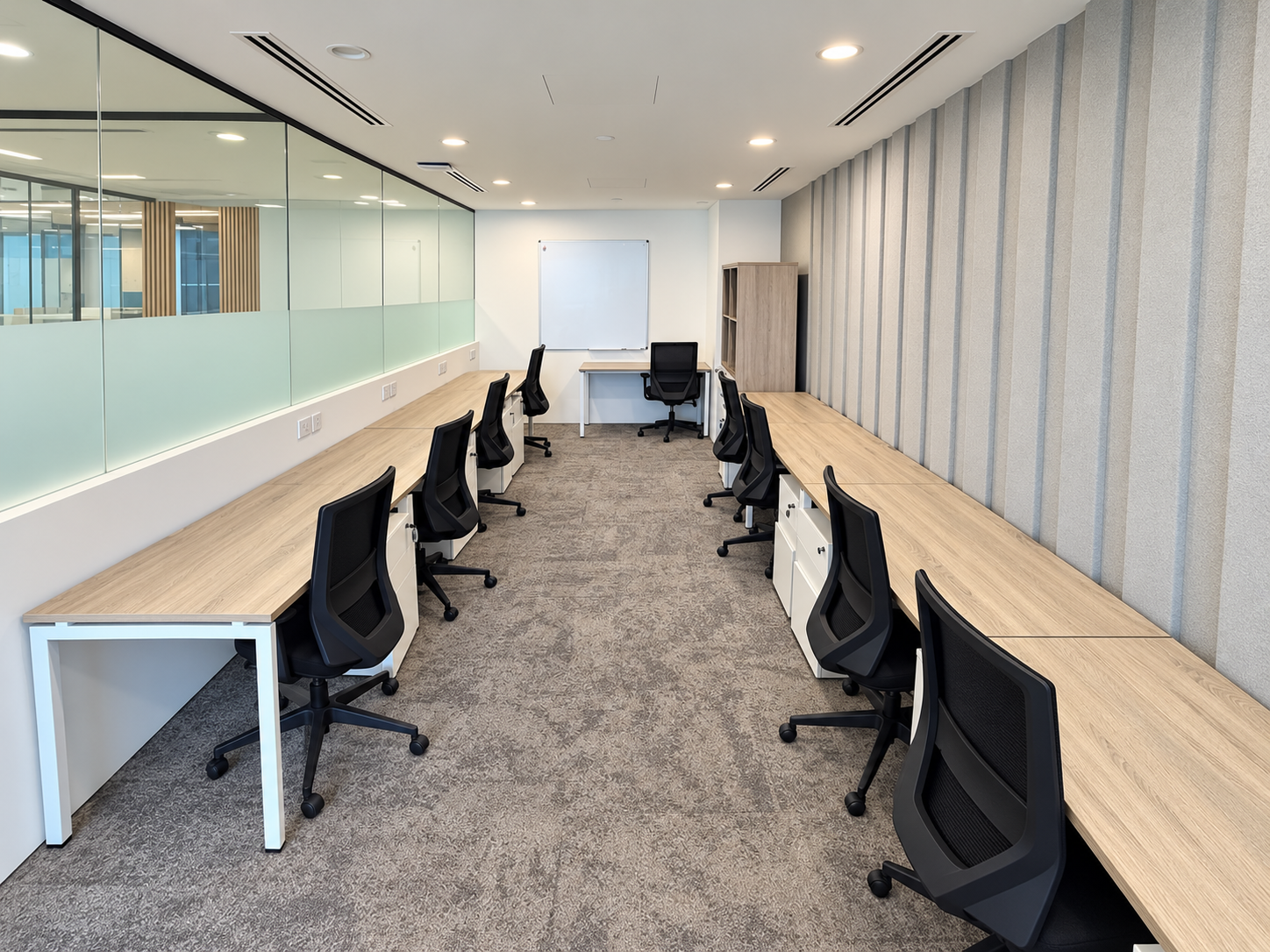 Room 1103 with internal setting, 8 workstations at HarbourFront Tower 2